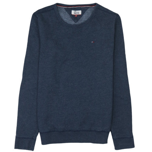 Tommy Hilfiger Men's Blue Crew Neck Pullover Sweatshirt Size S