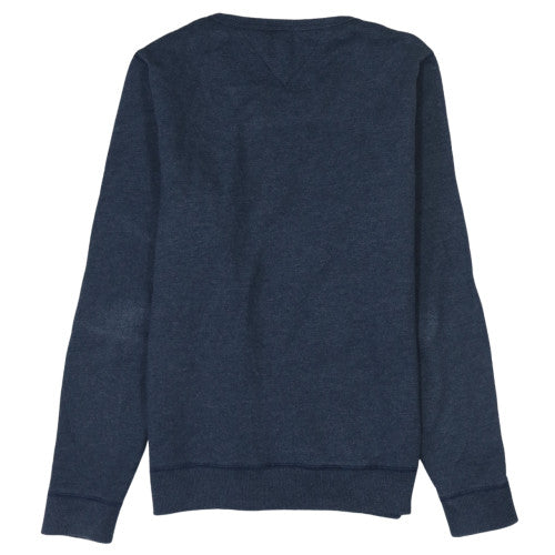 Tommy Hilfiger Men's Blue Crew Neck Pullover Sweatshirt Size S