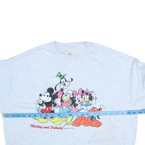 Disney x Primark Womens Grey Mickey & Friends Sweatshirt Size S 10/12