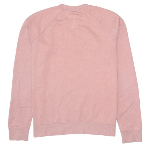 Nike Women’s Pink Logo Crew Neck Pullover Sweatshirt L