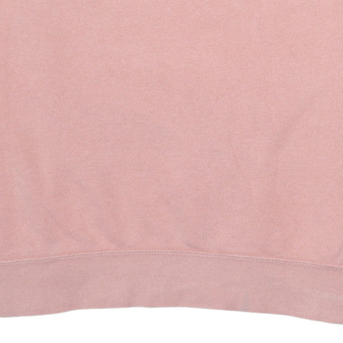 Nike Women’s Pink Logo Crew Neck Pullover Sweatshirt L