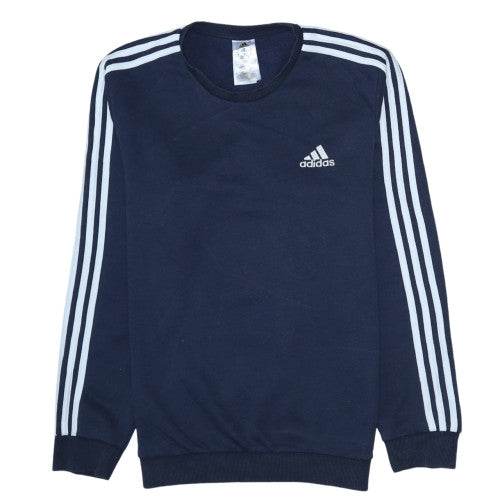 Adidas Men's Blue Crew Neck Pullover Sweatshirt Size M