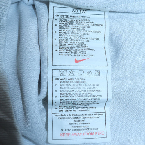 Nike Dri-FIT France FFF White 1/4 Zip Women's Sweatshirt Size 14