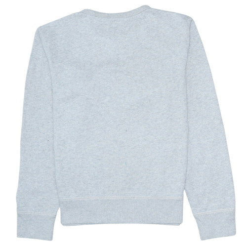 Polo Ralph Lauren Womens Grey Cotton Sweatshirt Size M Crew Neck