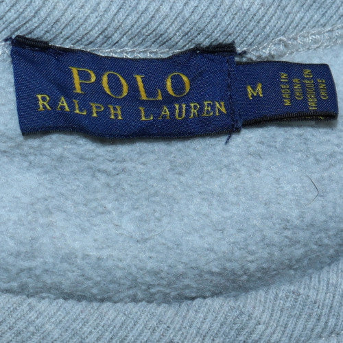 Polo Ralph Lauren Womens Grey Cotton Sweatshirt Size M Crew Neck