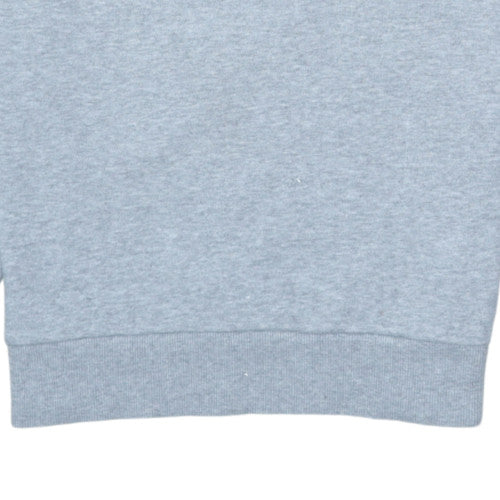 Adidas Men's Grey Crew Neck Pullover Sweatshirt Size S