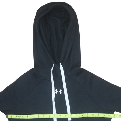 Under Armour Men's Black XS Pullover Hoodie Relaxed Fit Fleece