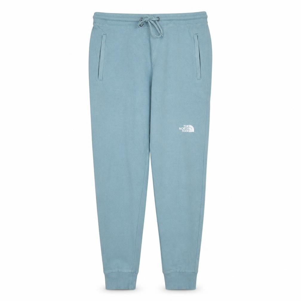 Front view of The North Face Men's Blue Cotton Jogger Sweatpants M
