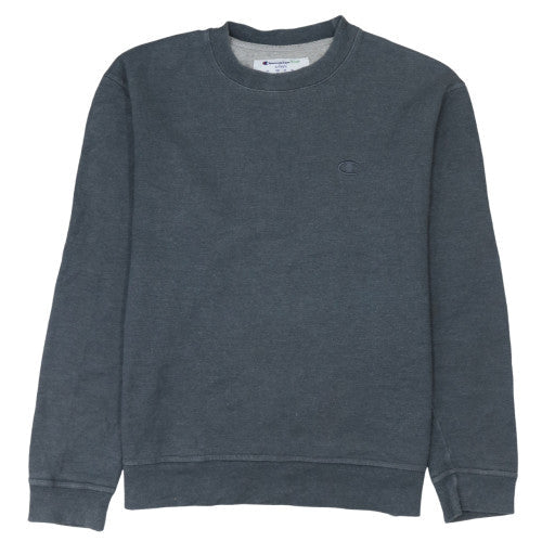 Champion Mens Grey Crew Neck Pullover Sweatshirt Size M