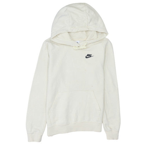 Nike Men’s Ivory Pullover Hoodie XS Fleece Logo Sportswear