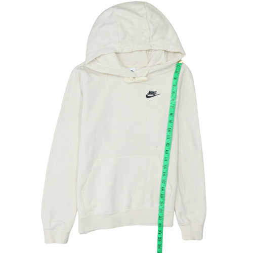 Nike Men’s Ivory Pullover Hoodie XS Fleece Logo Sportswear
