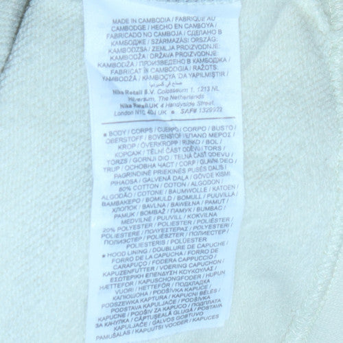 Nike Men’s Ivory Pullover Hoodie XS Fleece Logo Sportswear