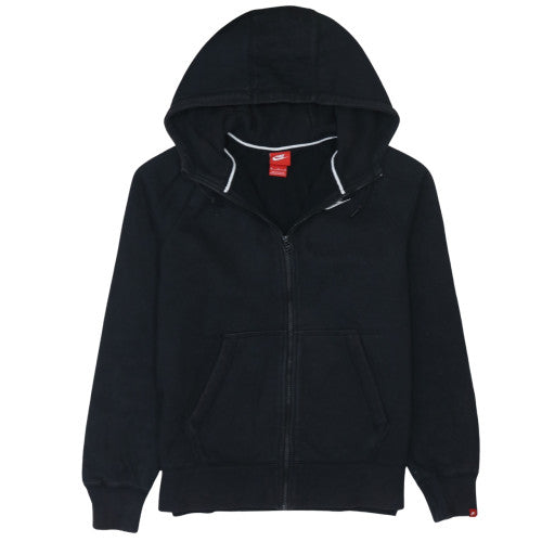 Nike Men's Black Full Zip Hoodie M Regular Fit Fleece Sweatshirt