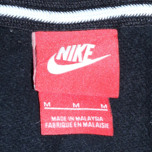 Nike Men's Black Full Zip Hoodie M Regular Fit Fleece Sweatshirt