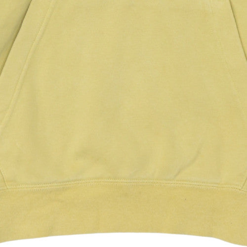 Nike Men’s Yellow Pullover Hoodie XS Fleece Logo Lightweight