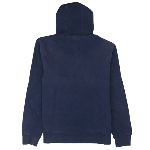 FILA Men's Blue Pullover Hoodie Medium Fleece Logo Sweatshirt
