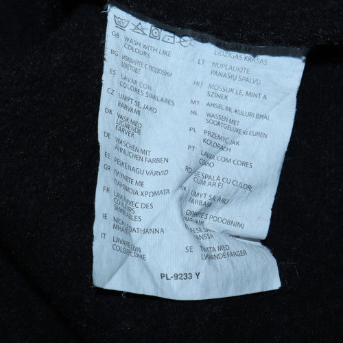 Just Hoods Mens Black XL Pullover Hoodie with Graphic Print