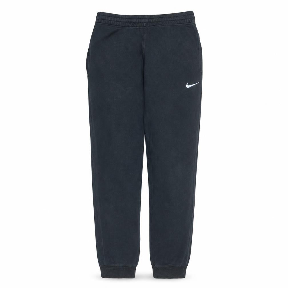 Front view of Nike Men's Black Fleece Jogger Sweatpants, size S, Regular Fit