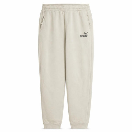 Puma Girls Beige Jogger Sweatpants 15-16 Years Elastic Waist Fleece Lined
