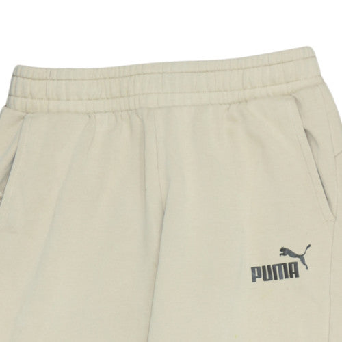 Puma Girls Beige Jogger Sweatpants 15-16 Years Elastic Waist Fleece Lined