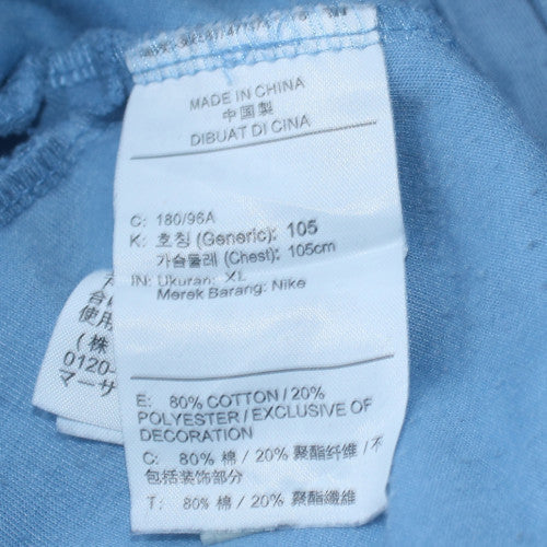 Nike Men's Blue XL Jogger Fleece Activewear Trousers