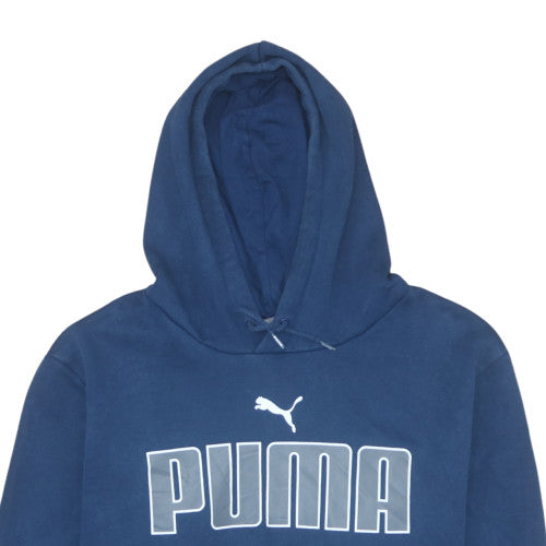 Puma Men's Blue 2XL Pullover Hoodie Fleece Sportswear