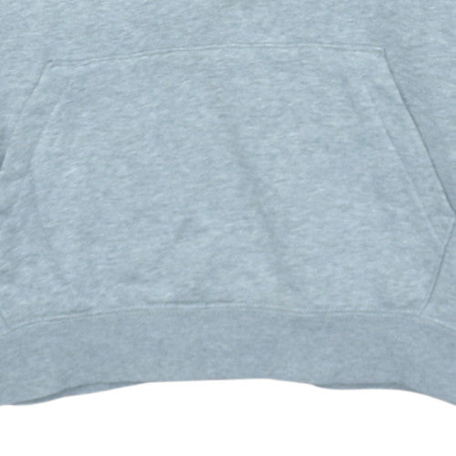 Nike Womens Grey Pullover Hoodie M Cotton Blend Casual Sweatshirt
