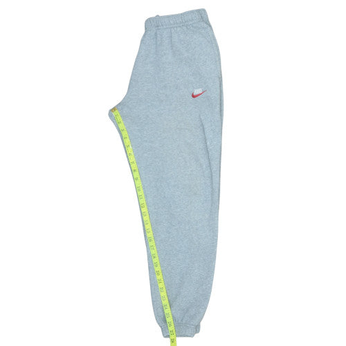 Nike Men Grey M Fleece Sweatpants Tapered Fit Activewear Trousers