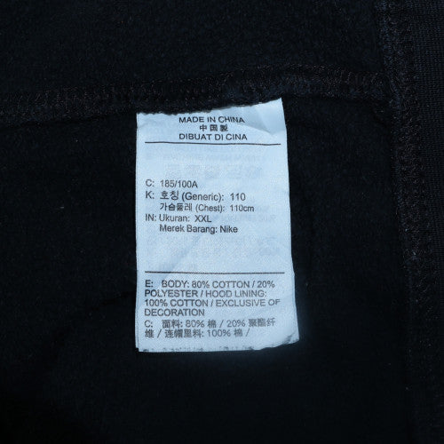 Nike Women’s Black Pullover Hoodie XXL Cotton Blend Casual Sportswear