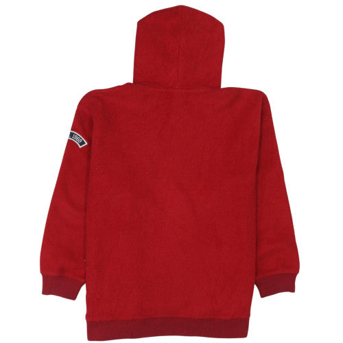 GAP Boys Red Pullover Hoodie Size 10 Cotton Fleece Logo Sweatshirt