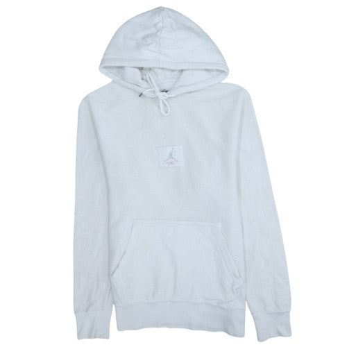 Nike Jordan Men's White Pullover Hoodie Size S Graphic Logo Sportswear