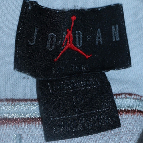 Nike Jordan Men's White Pullover Hoodie Size S Graphic Logo Sportswear