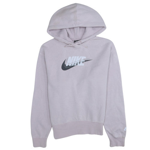 Nike Womens Lilac XS Pullover Hoodie Cotton Blend Logo Sweatshirt