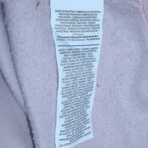 Nike Womens Lilac XS Pullover Hoodie Cotton Blend Logo Sweatshirt