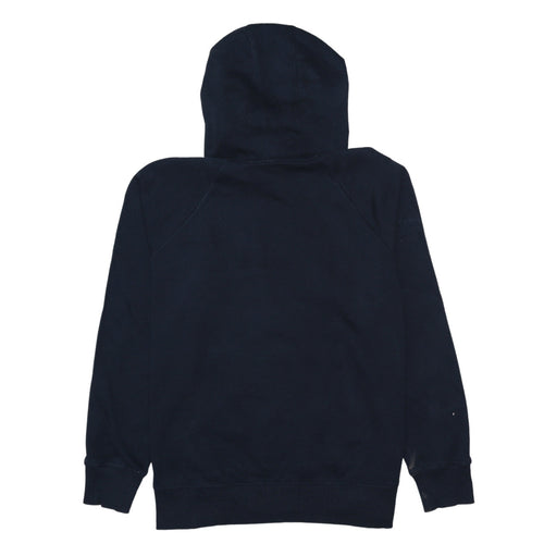 Under Armour Womens Navy Hoodie Large Pullover Lightweight Cotton Blend