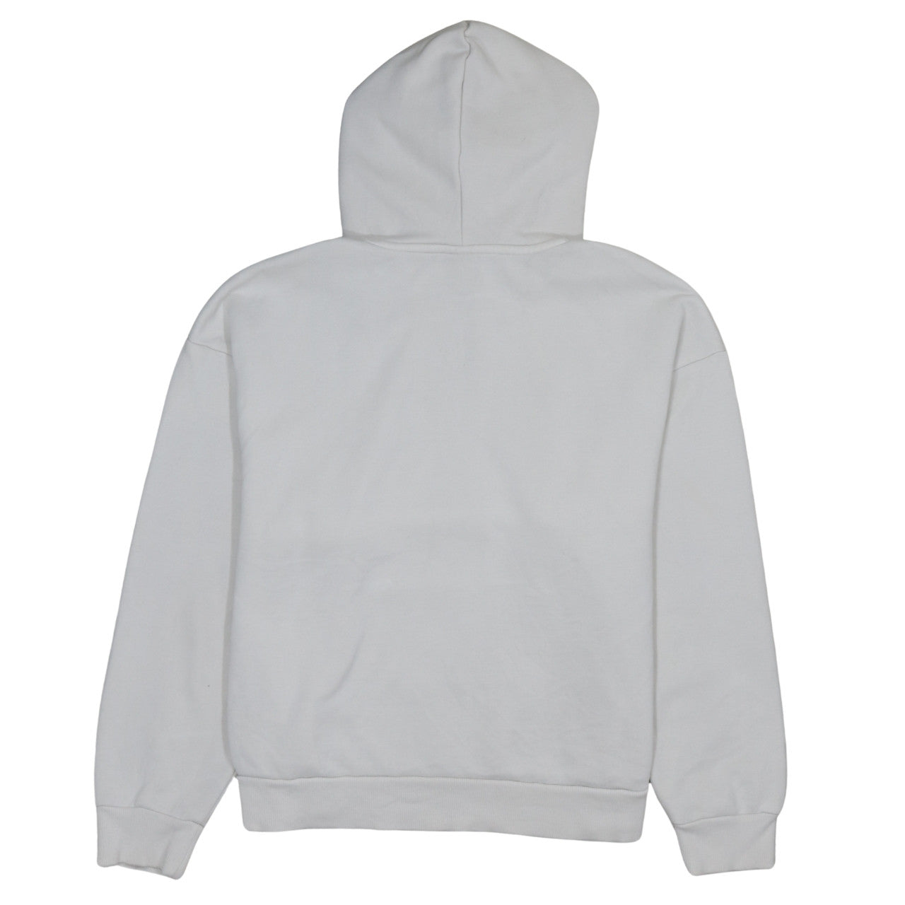 Puma Women's White Pullover Hoodie Size M Logo Fleece Sweatshirt