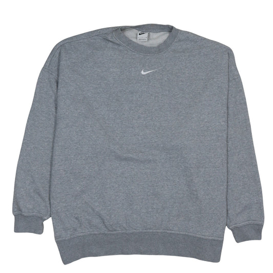 Nike Women’s Grey Small Pullover Crew Neck Sweatshirt