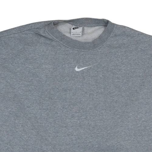 Nike Women’s Grey Small Pullover Crew Neck Sweatshirt