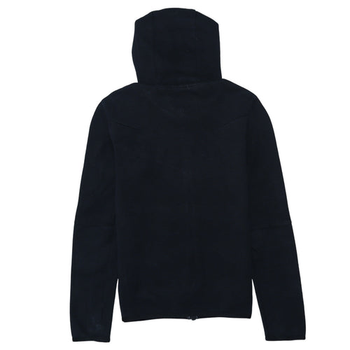 Nike Men's Black Full Zip Hoodie Size S With Logo Detail