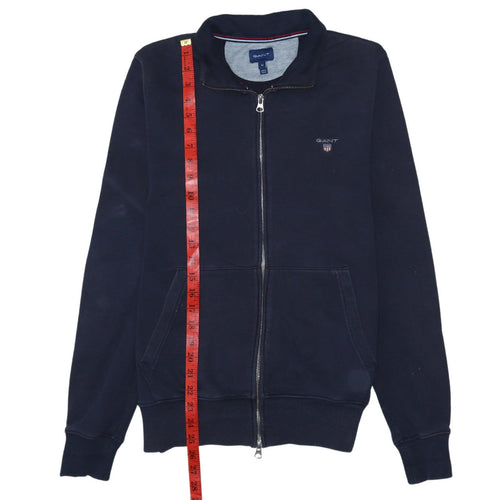Gant Men's Blue Full Zip Fleece Jacket Size M Regular Fit