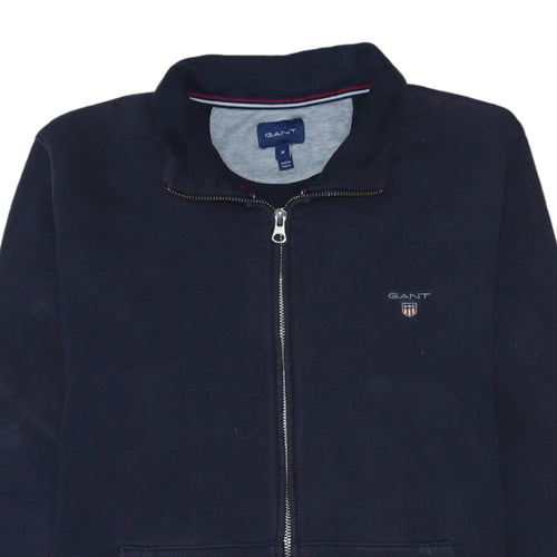 Gant Men's Blue Full Zip Fleece Jacket Size M Regular Fit