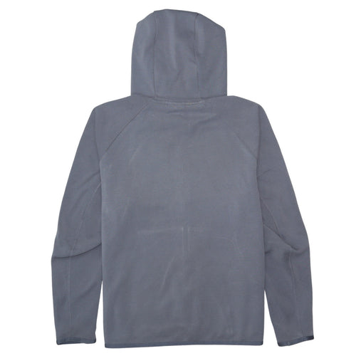 Nike Men's Grey Full Zip Hoodie M Lightweight Fleece Zip Up
