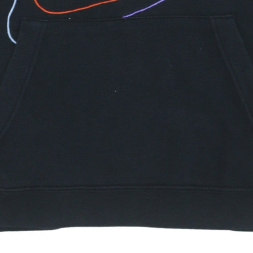 Nike Boys Black Pullover Hoodie L Logo Fleece Sweatshirt