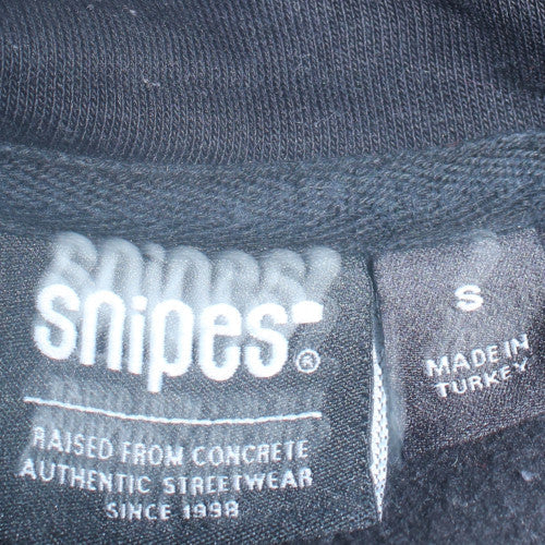Snipes Men’s Black Pullover Hoodie S Graphic Wolf Streetwear