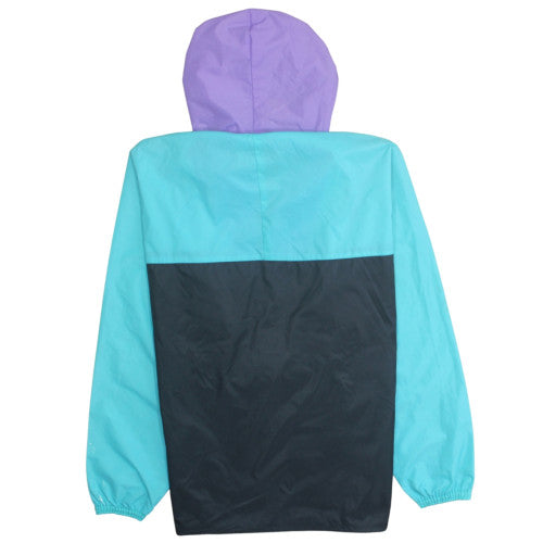 Guy Laroche Women's Purple Blue Windbreaker Jacket Size 12