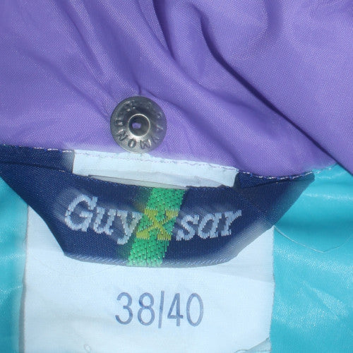Guy Laroche Women's Purple Blue Windbreaker Jacket Size 12