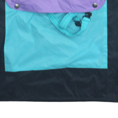 Guy Laroche Women's Purple Blue Windbreaker Jacket Size 12