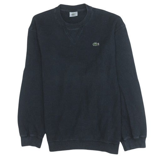 Lacoste Men's Black XL Crew Neck Pullover Cotton Sweatshirt