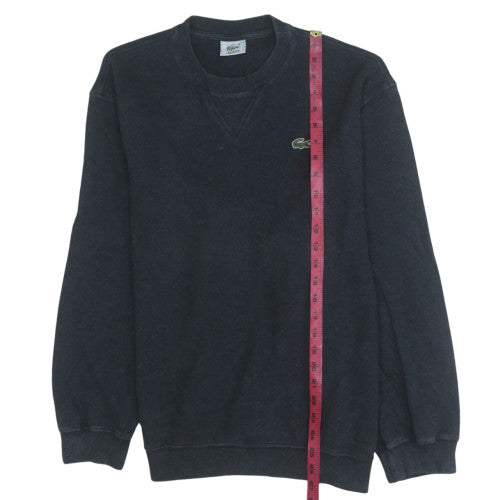 Lacoste Men's Black XL Crew Neck Pullover Cotton Sweatshirt