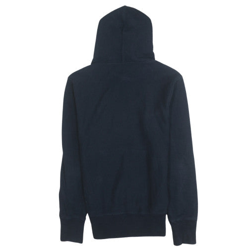 Champion Womens Navy Blue Reverse Weave Pullover Hoodie Medium